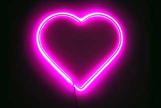 Neon heart Sign