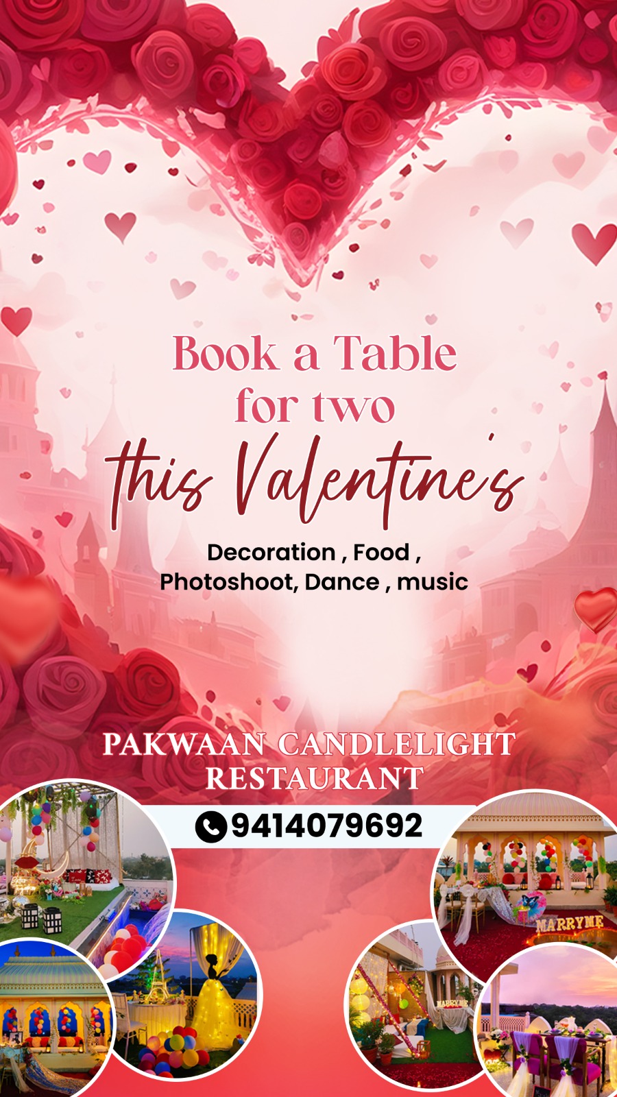 Book a Table on Pakwaan Candle Light Dinners Romantic Candle Light