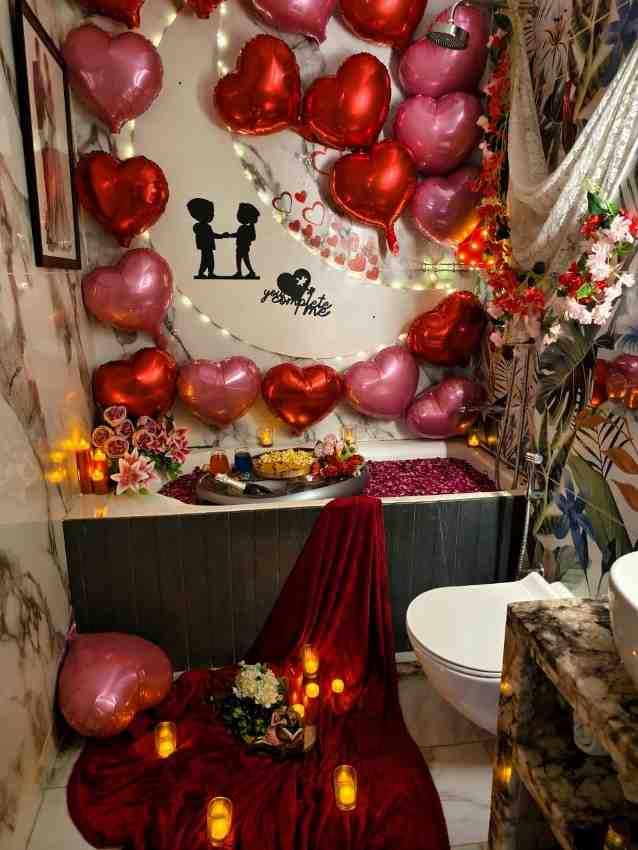 🌹 Rose Petal Bath 🛁 💦 & Movie Date  🎬