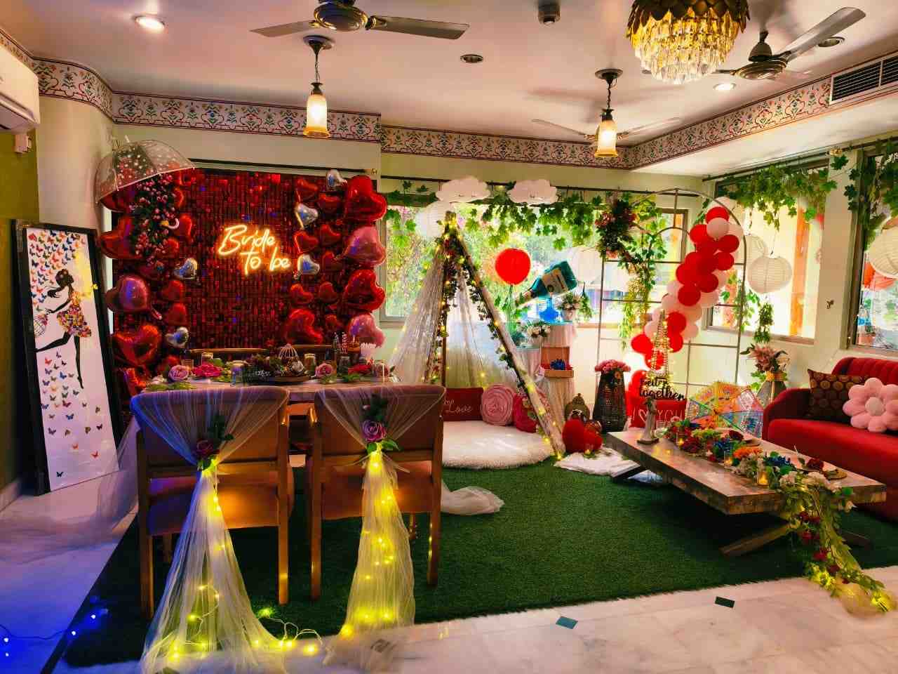 Bride To Be Table for 4 pax Two ✌ hearts in love ❤💏